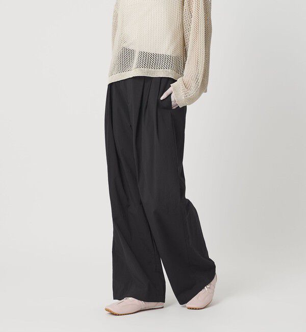 BEAUTY&YOUTH UNITED ARROWS「ナイロンコットン ワイドタックパンツ ウォッシャブル」|その他|