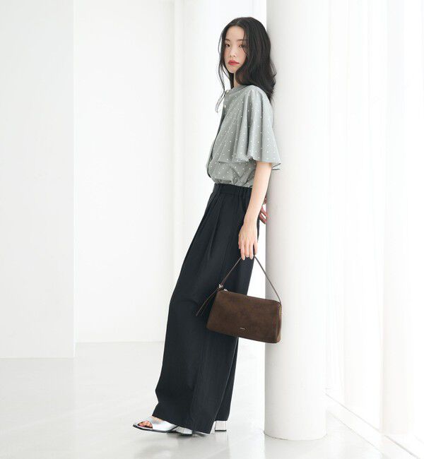 BEAUTY&YOUTH UNITED ARROWS「ナイロンコットン ワイドタックパンツ ウォッシャブル」|その他|