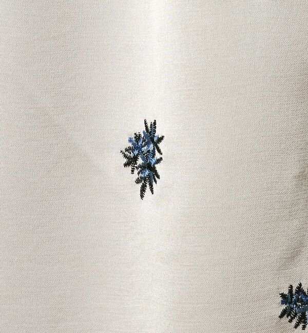 BEAUTY&YOUTH UNITED ARROWS「フラワー エンブロイダリー ドローストリング スカート ウォッシャブル」|スカート|