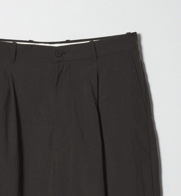 STEVEN ALAN「＜Steven Alan＞ ナイロン オックス アウト ワンプリーツ スラックス」|スラックス|