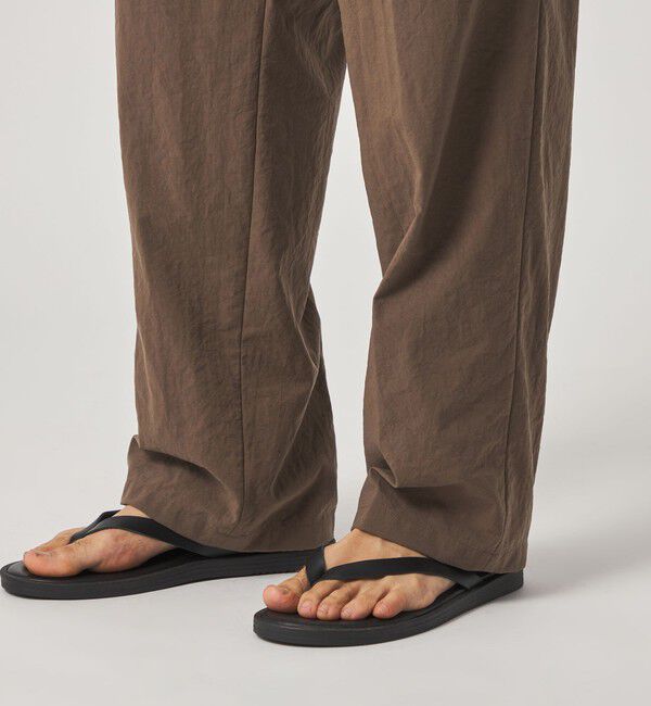 STEVEN ALAN「＜Steven Alan＞ ナイロン オックス アウト ワンプリーツ スラックス」|スラックス|