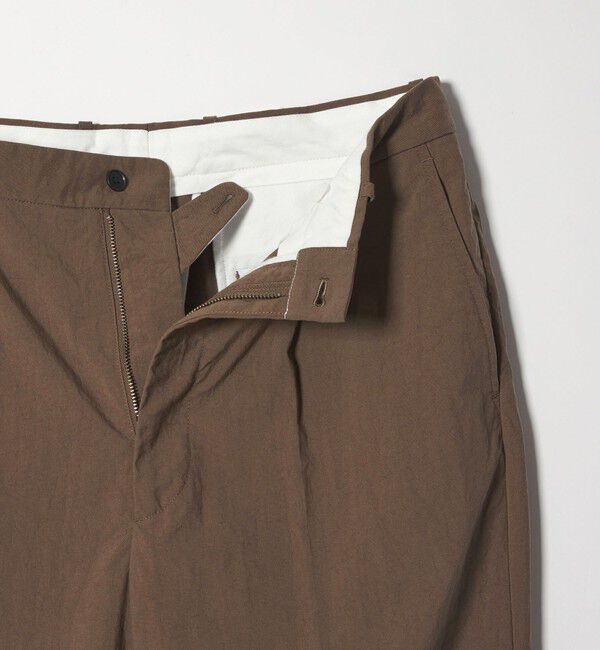 STEVEN ALAN「＜Steven Alan＞ ナイロン オックス アウト ワンプリーツ スラックス」|スラックス|