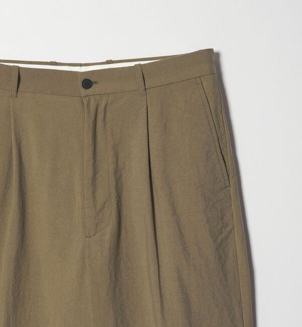 STEVEN ALAN「＜Steven Alan＞ ナイロン オックス アウト ワンプリーツ スラックス」|スラックス|