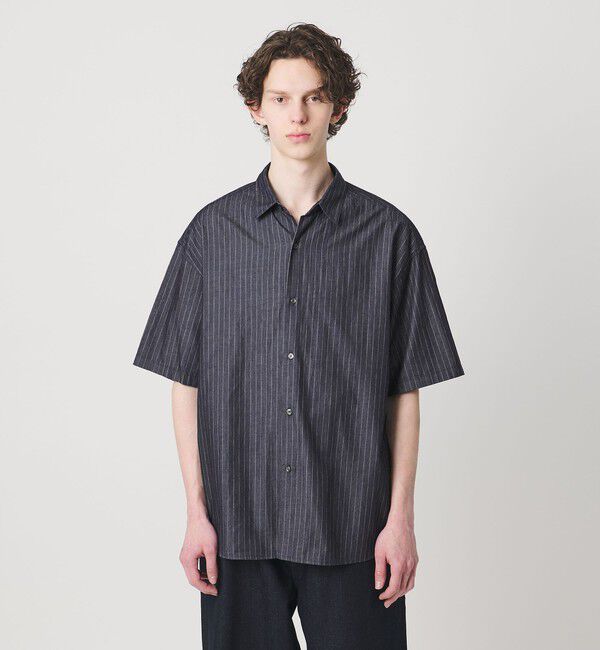 MONKEY TIME「4オンス ストライプ デニム シャツ」|シャツ・ブラウス|