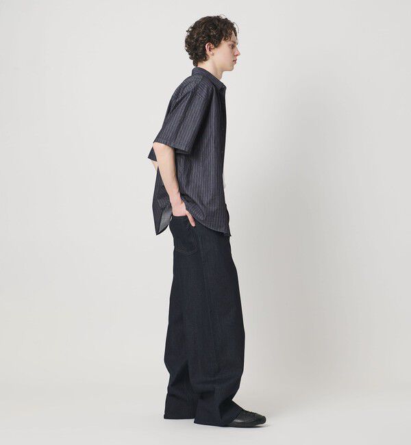 MONKEY TIME「4オンス ストライプ デニム シャツ」|シャツ・ブラウス|