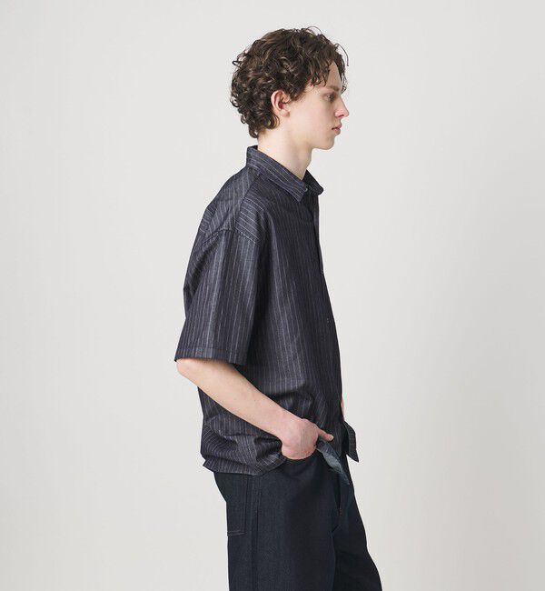 MONKEY TIME「4オンス ストライプ デニム シャツ」|シャツ・ブラウス|