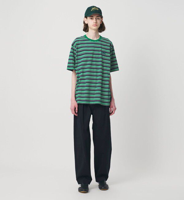 NICE WEATHER「＜NICE WEATHER＞マルチボーダー ショートスリーブ Tシャツ」|Tシャツ・カットソー|