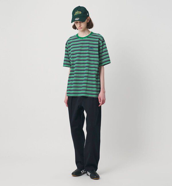 NICE WEATHER「＜NICE WEATHER＞マルチボーダー ショートスリーブ Tシャツ」|Tシャツ・カットソー|