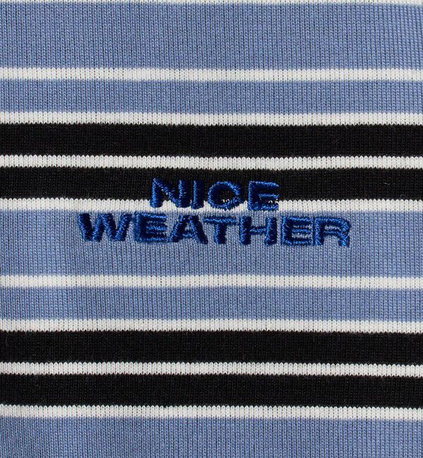 NICE WEATHER「＜NICE WEATHER＞マルチボーダー ショートスリーブ Tシャツ」|Tシャツ・カットソー|