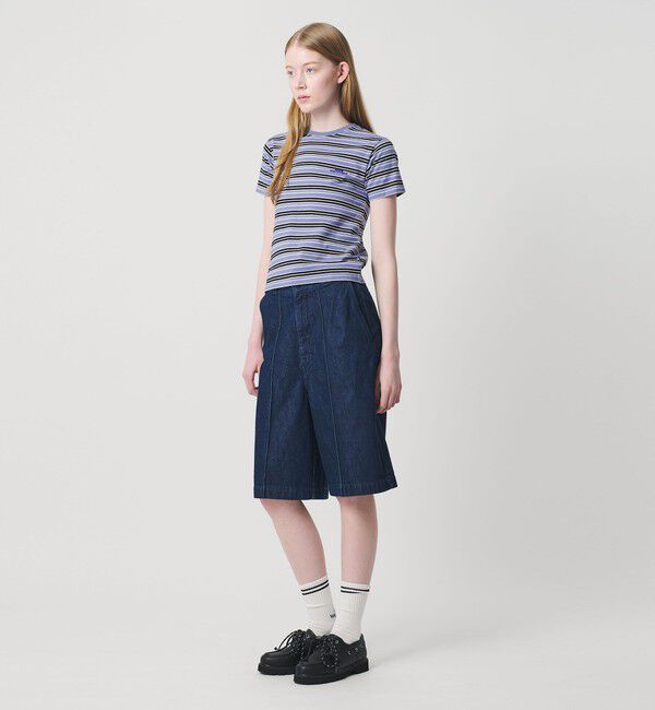 NICE WEATHER「＜NICE WEATHER＞マルチボーダー ショートスリーブ Tシャツ」|Tシャツ・カットソー|