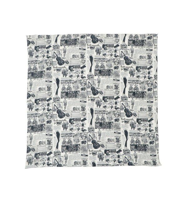 BEAMSBOY「【別注】BINDU / アドバタイジング スカーフ」|マフラー|OFF*BLACK