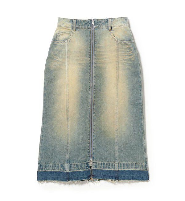 Ray BEAMS 「オーバーダイ デニム スカート」|スカート|