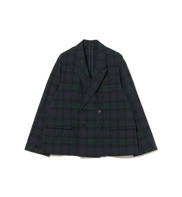 BEAMSBOY「チェック ダブル ジャケット ＜オフィスカジュアル / セットアップ対応 / オンオフ兼用＞」|テーラードジャケット|