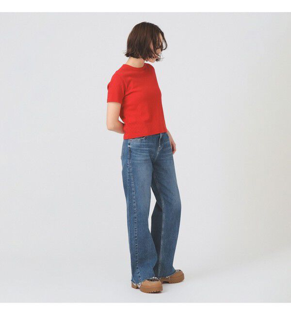 Ray BEAMS 「ORCIVAL / パターン メッシュ クルーネック Tシャツ」|Tシャツ・カットソー|