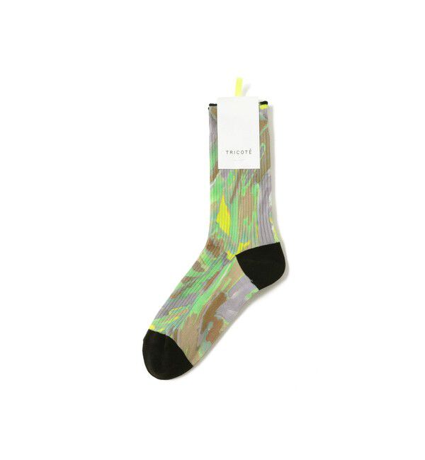 Ray BEAMS 「TRICOTE / MARBLE PATTERN SOCKS」|ソックス|GREEN