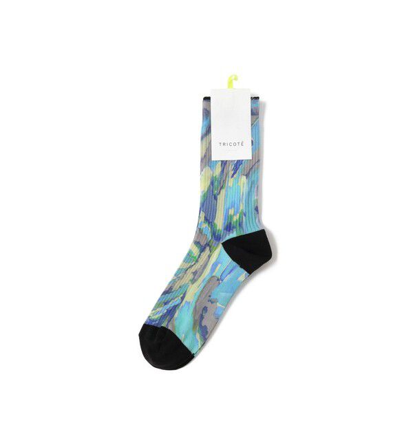 Ray BEAMS 「TRICOTE / MARBLE PATTERN SOCKS」|ソックス|BLUE