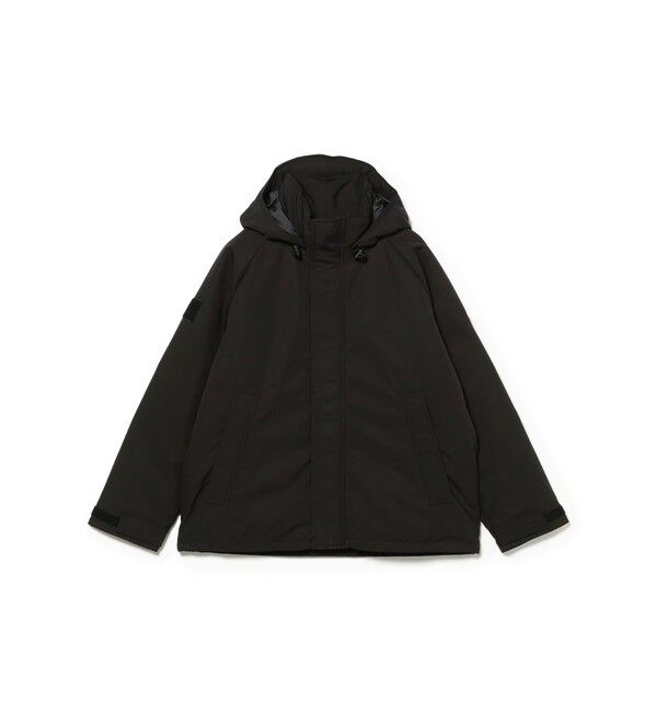 BEAMS「DANTON / ARMY HOODED JACKET」|ブルゾン・スタジャン|BLACK