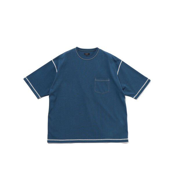 BEAMS「バック ステッチTシャツ」|Tシャツ・カットソー|NAVY
