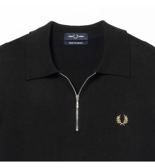 BEAMS「【別注】FRED PERRY / Half-Zip Knit Polo」|ニット・セーター|