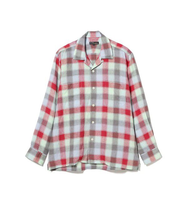 BEAMS PLUS「MOJITO / ABSHINTH SHIRT Linen Plaid」|シャツ・ブラウス|