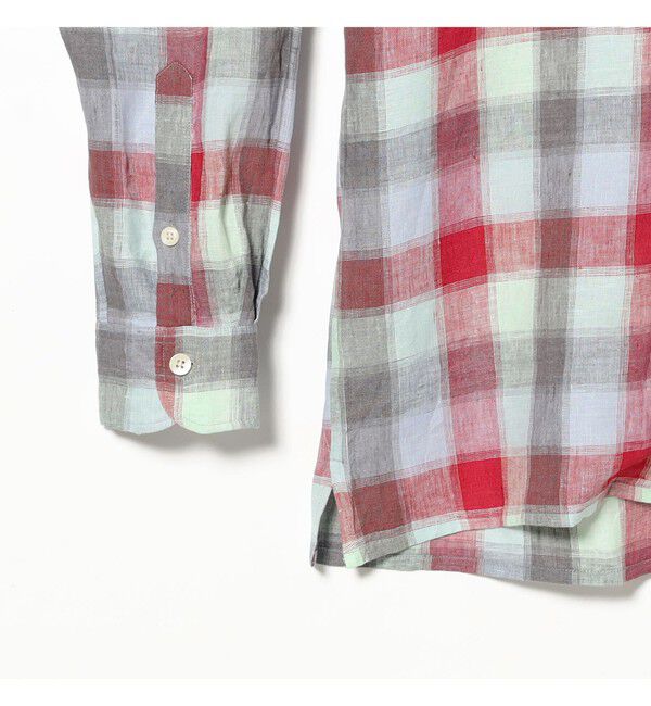 BEAMS PLUS「MOJITO / ABSHINTH SHIRT Linen Plaid」|シャツ・ブラウス|