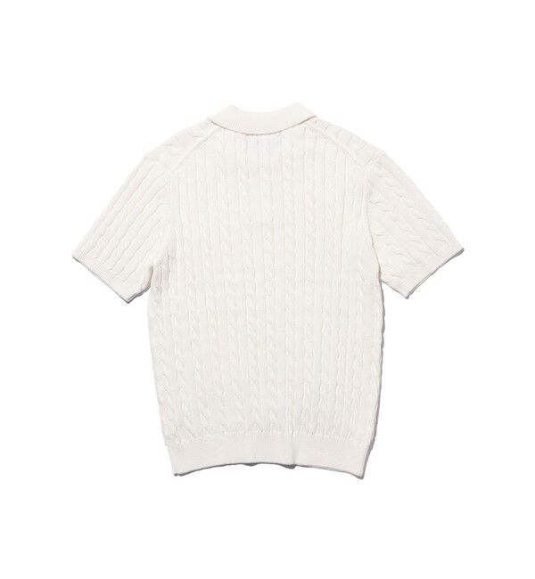 BEAMS PLUS「Knit Polo Cable」|ポロシャツ|