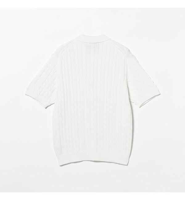 BEAMS PLUS「Knit Polo Cable」|ポロシャツ|