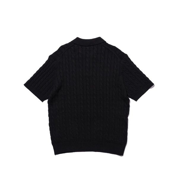 BEAMS PLUS「Knit Polo Cable」|ポロシャツ|