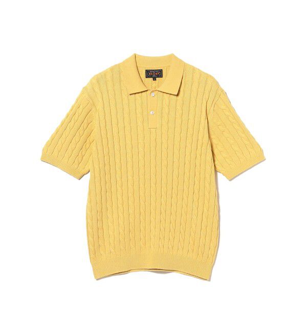 BEAMS PLUS「Knit Polo Cable」|ポロシャツ|