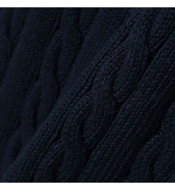 BEAMS PLUS「Knit Polo Cable」|ポロシャツ|