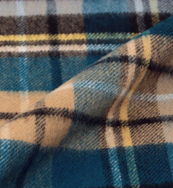 SHIPS for women「【SHIPS別注】JOHNSTONS:カシミヤチェックストール」|ストール|