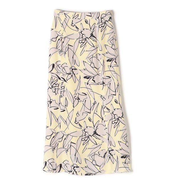 SHIPS for women「〈手洗い可能〉IPEKA フラワープリント マーメイド スカート」|スカート|