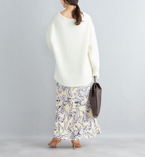 SHIPS for women「〈手洗い可能〉IPEKA フラワープリント マーメイド スカート」|スカート|