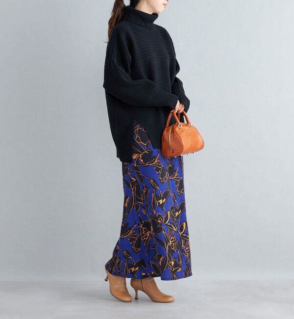 SHIPS for women「〈手洗い可能〉IPEKA フラワープリント マーメイド スカート」|スカート|