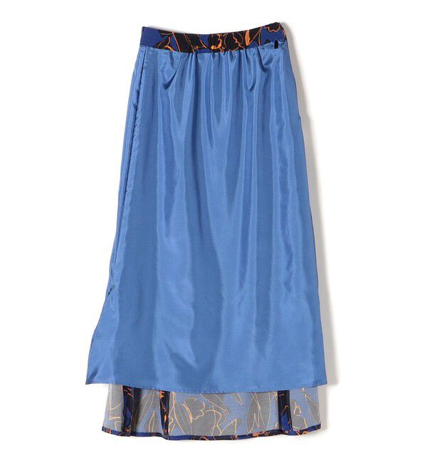 SHIPS for women「〈手洗い可能〉IPEKA フラワープリント マーメイド スカート」|スカート|