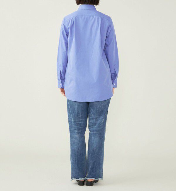 quaranciel「quaranciel:〈洗濯機可能〉REPREVE パールモチーフ ハンサム シャツ」|シャツ・ブラウス|