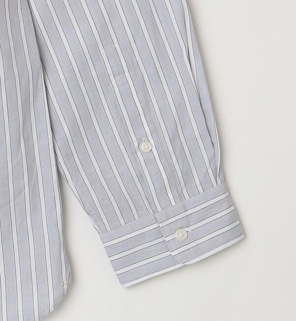 SHIPS any「SHIPS any: ストライプ / ソリッド リラックス バンドカラー シャツ 25AW◇」|シャツ・ブラウス|