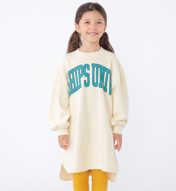 SHIPS KIDS「【SHIPS KIDS別注】RUSSELL ATHLETIC:100～130cm / ワンピース」|ワンピース|アイボリー