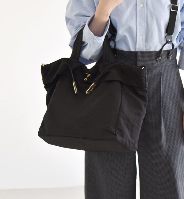 quaranciel「【累計販売1万点】quaranciel: ベルトデザイン 2way トートバッグ（A4対応）」|トートバッグ|