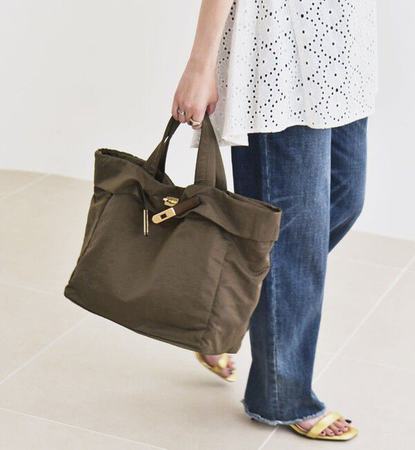 quaranciel「【累計販売1万点】quaranciel: ベルトデザイン 2way トートバッグ（A4対応）」|トートバッグ|