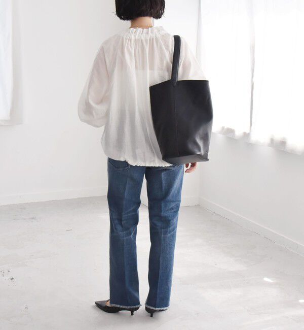 quaranciel「quaranciel:〈洗濯機可能〉ハンサム テーパード デニム パンツ 2」|デニム|