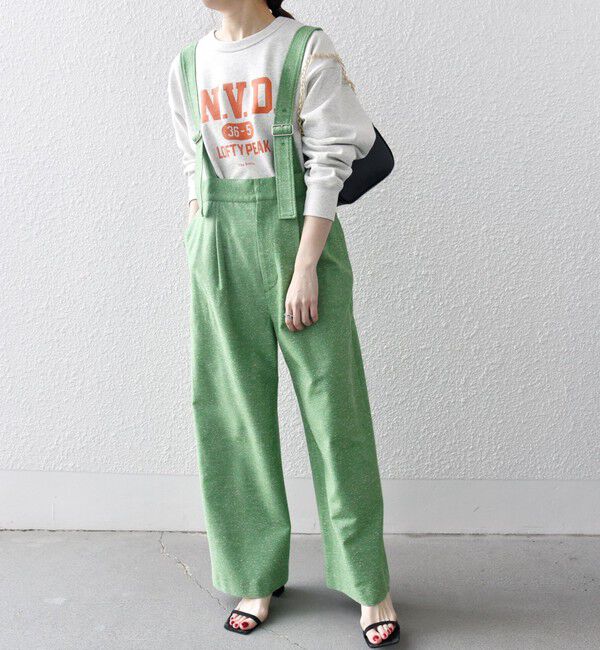 SHIPS any「SHIPS any:〈手洗い可能〉ネップヤーン サスペンダー パンツ」|その他|