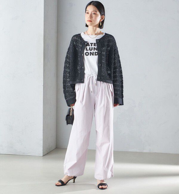 SHIPS for women「〈手洗い可能〉裾ドロスト ナイロン カーゴ パンツ ◇」|その他|