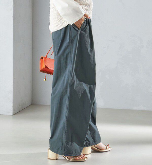 SHIPS for women「〈手洗い可能〉裾ドロスト ナイロン カーゴ パンツ ◇」|その他|