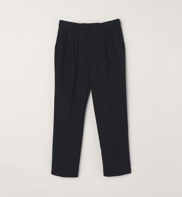 SHIPS any「SHIPS any: 〈接触冷感等〉ハイブリッドリネン 2タック パンツ (セットアップ対応)」|チノ|