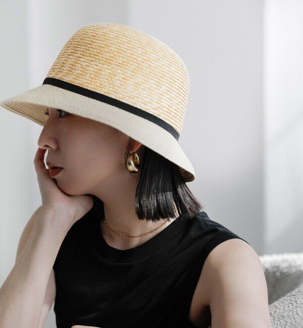 quaranciel「quaranciel: グログランベルト ペーパー ストロー ハット」|ハット|