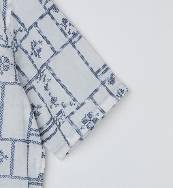 SHIPS「SHIPS: エンブロイダリー オープンカラー シャツ」|シャツ・ブラウス|