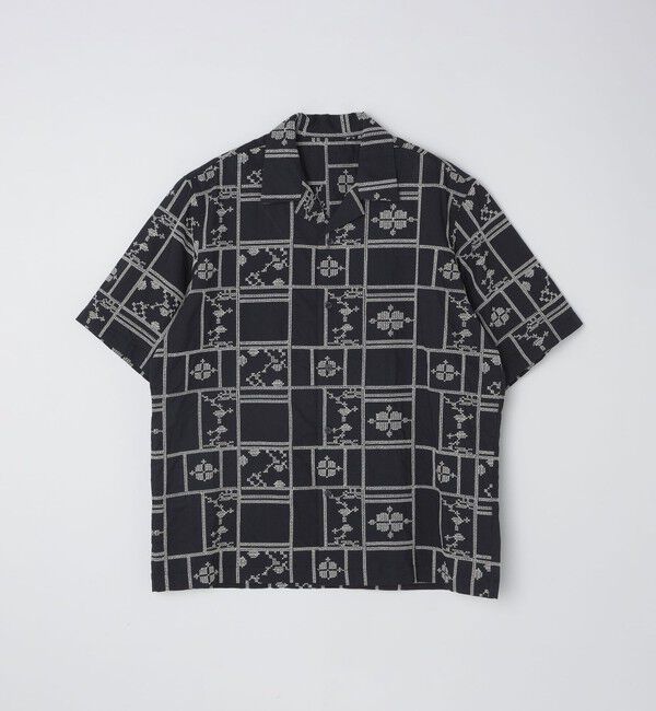 SHIPS「SHIPS: エンブロイダリー オープンカラー シャツ」|シャツ・ブラウス|