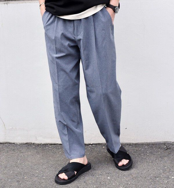 SHIPS any「*SHIPS any: クール＆ドライ 1タック リネン ライク テーパード イージーパンツ （セットアップ対応）◇」|その他|