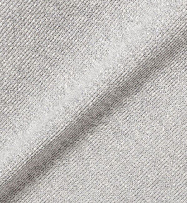 SHIPS any「SHIPS any:〈洗濯機可能〉ワッフル ヘンリーネック ラウンドヘム プルオーバー」|Tシャツ・カットソー|